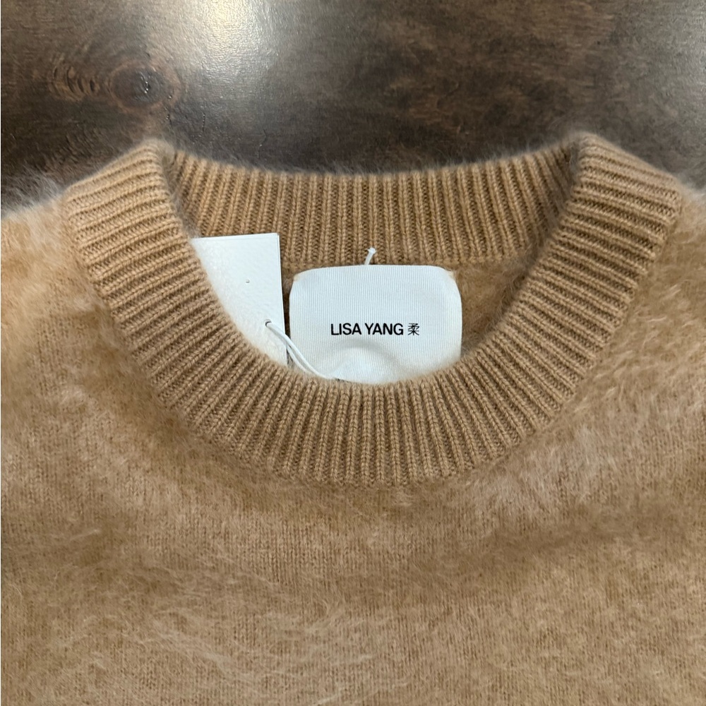 NWT Lisa Yang Natalia Brushed Cashmere Sweater - Picture 7 of 11